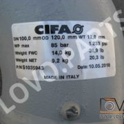 Угол бетонопровода CIFA 100-90