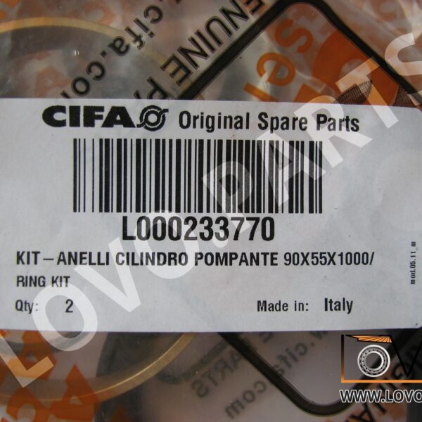 Комплект уплотнений гидроцилиндра Cifa